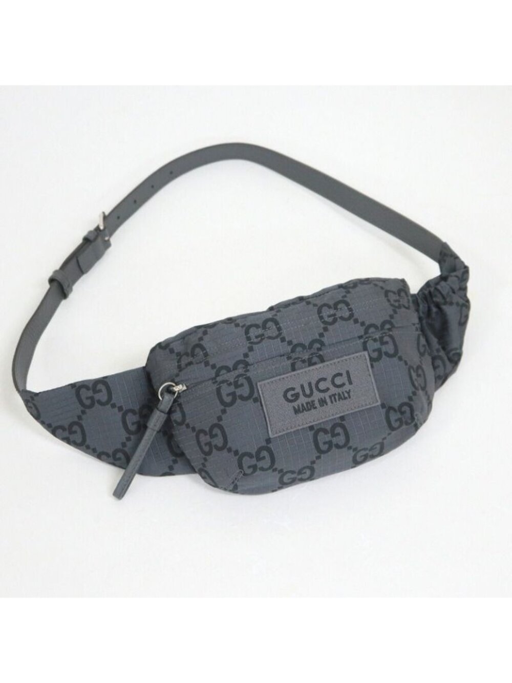 Gucci Large Belt Bag Dark Gray Black X